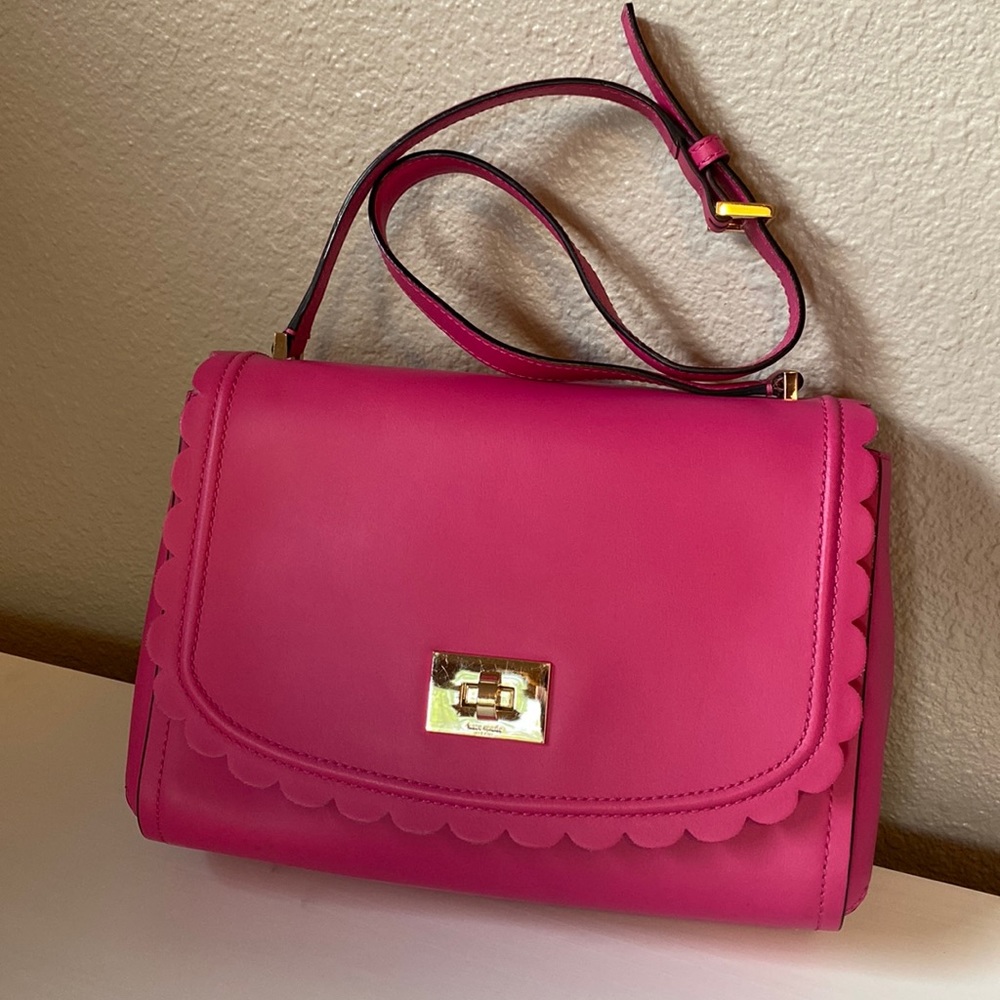 Kate Spade Jazmin Maple Court shoulder length handbag - hot pink